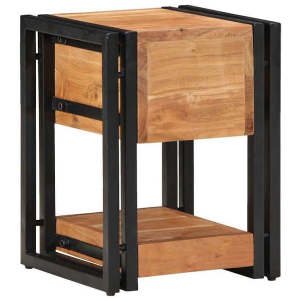 Maison Exclusive - Natbord 2 stk Brun 30 x 30 x 40 cm