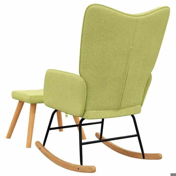 Maison Exclusive - Gungstol med pall Grön Tyg