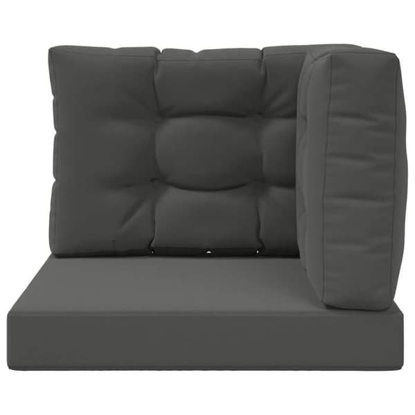 Utomhus kudde - EXKLUSIV HEM - 60 x 60 cm - Antracit - Polyester - Avtagbar dragkedja antracit