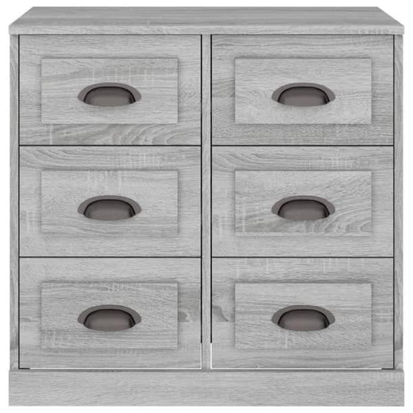 Maison Exclusive - Buffé Sonoma Grå 70x35,5x67,5 cm Ingenjörsträ