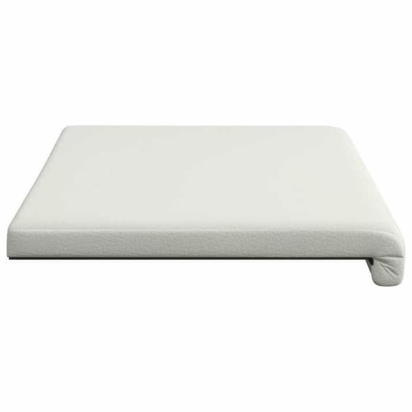 Maison Exclusive - Bänk Kudde Syntetläder Vit Djup 35 cm Vit