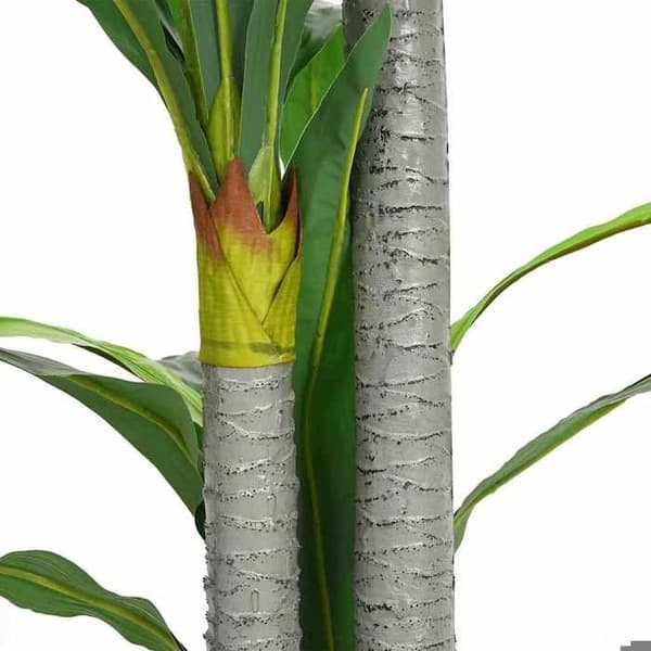 Konstigt träd - EXKLUSIV HEM - 36 blad 120 cm - Grön - Blad PEVA - Bambustam Grön