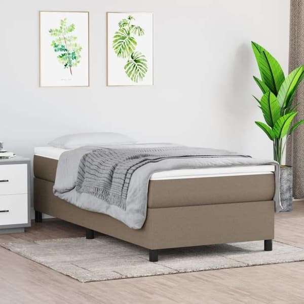 Sengestel - Eksklusivt hjem - Holdbart stof - 80x200 cm - Robuste ben mol