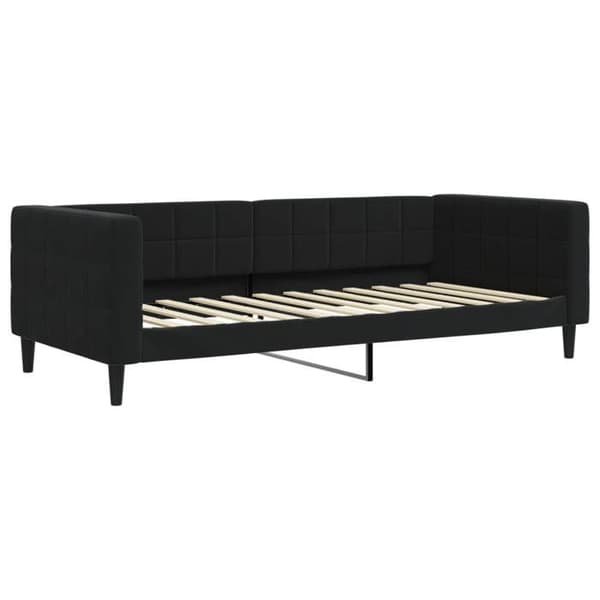 Maison Exclusive - Sovesofa med udtræk uden madras sort 90x200 cm