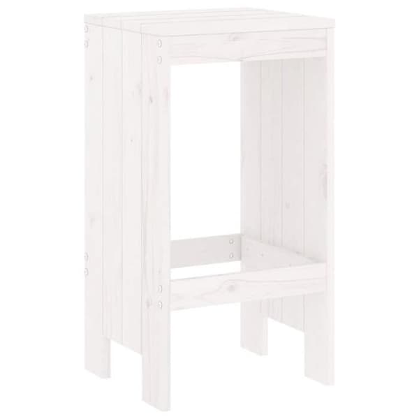 Baari stool - MAISON EXCLUSIVE - 40x36x75 cm - Massiivipuu - Valkoinen - 2 kappaletta Vit