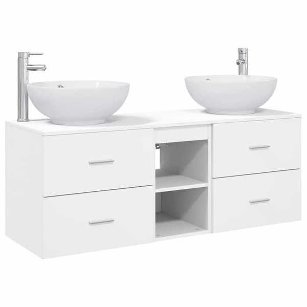 Maison Exclusive - 3-delars badrumsinredning i vitt