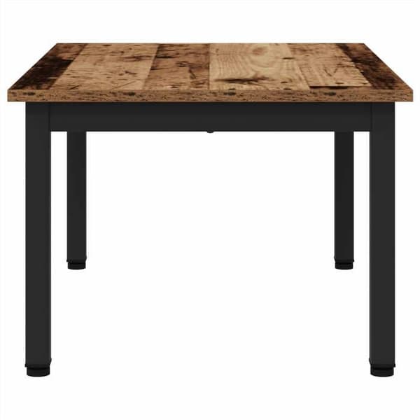 Bord - EKSKLUSIV HUS - 70 x 50 x 36 cm - Ingeniørtræ og metal - Rektangulær - Brun
