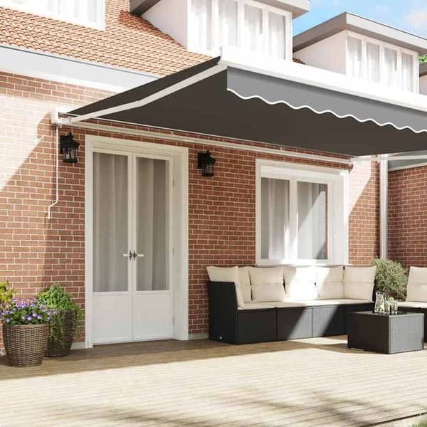 Markisram - Exklusivt Hem - Aluminium - 450 x 300 cm - Motoriserad Matt vit