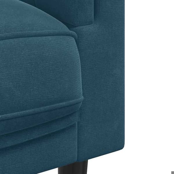 Maison Exclusive - 2 kpl sohvasetti sinisillä samettityynyillä Blå