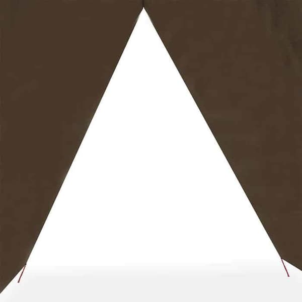 Maison Exclusive - Vattentät campingduk brun 506x306 cm