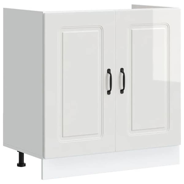 Maison Exclusive - Låg skåp för diskho Kalmar vit glans 80x46x81,5 cm