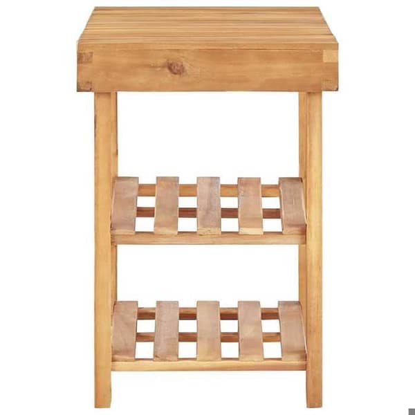 Maison Exclusive - Skoopbevaring 70x32x46 cm Massivt akacietræ