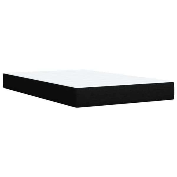 Maison Exclusive - Boxspring-sänky mustalla patjalla 120 x 200 cm Kangas