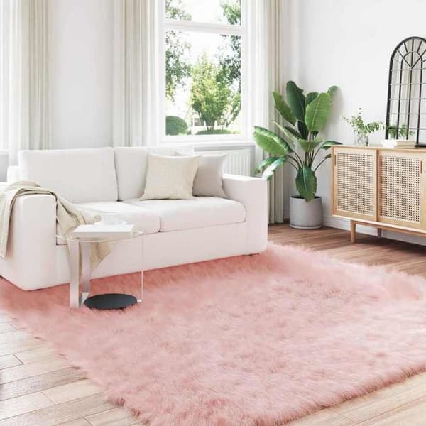 Maison Exclusive - Väärennetty TAFALLA Ruusu 240 x 240 cm Polyesteri