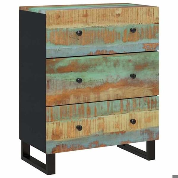 Maison Exclusive - Buffets 2 kpl 60x33x75 cm Kierrätetty massiivipuu