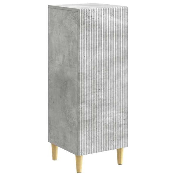 Maison Exclusive - Buffet Grå beton 33 x 34,5 x 90 cm Ingeniørtræ