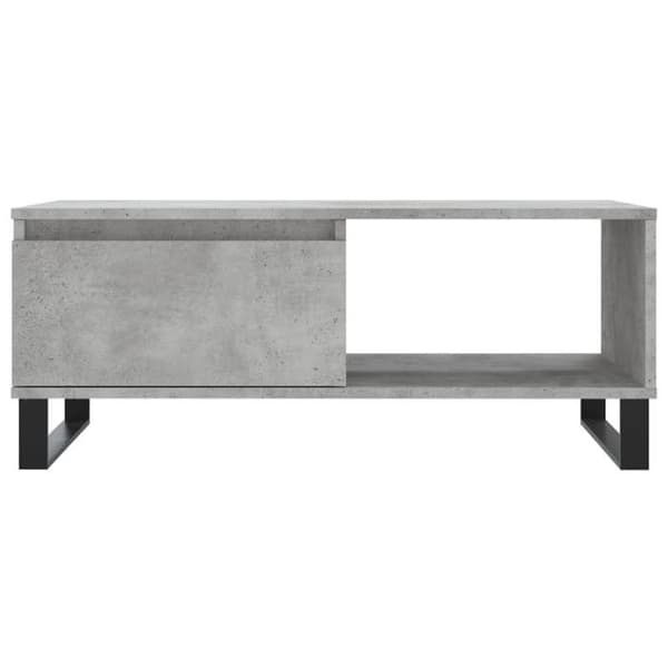 Maison Exclusive - Betonggrå soffbord 90x50x36,5 cm Ingenjörsträ