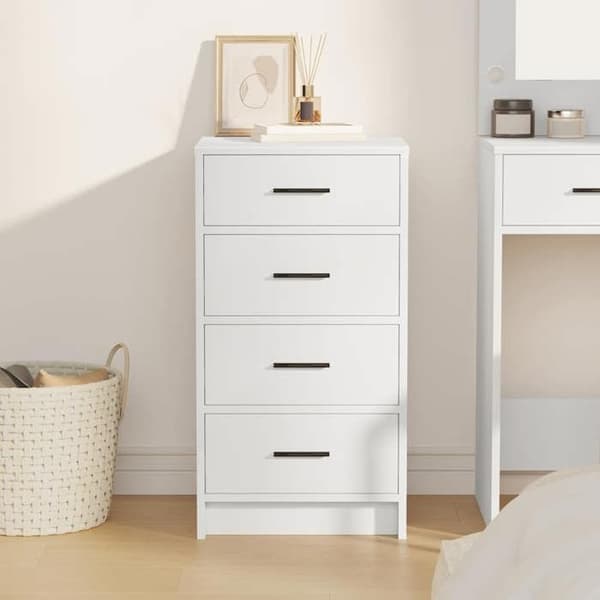 Buffé - EXKLUSIVT HEM - 40x41x75 cm - Vit - Spånskivor - Rymlig förvaring Vit