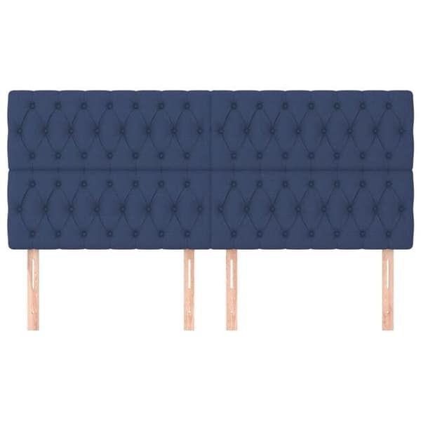 Maison Exclusive - Blå Hovedgærde 200x7x118/128 cm Stof Blå