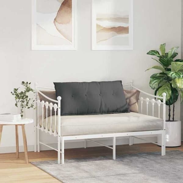 Maison Exclusive - Mørkegrå rygpude 100 x 19 x 50 cm stof