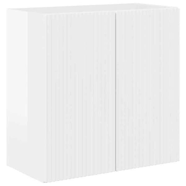 Maison Exclusive - Väggmonterad TV-möbel 59,5 x 31 x 60 cm Blank vit Vit