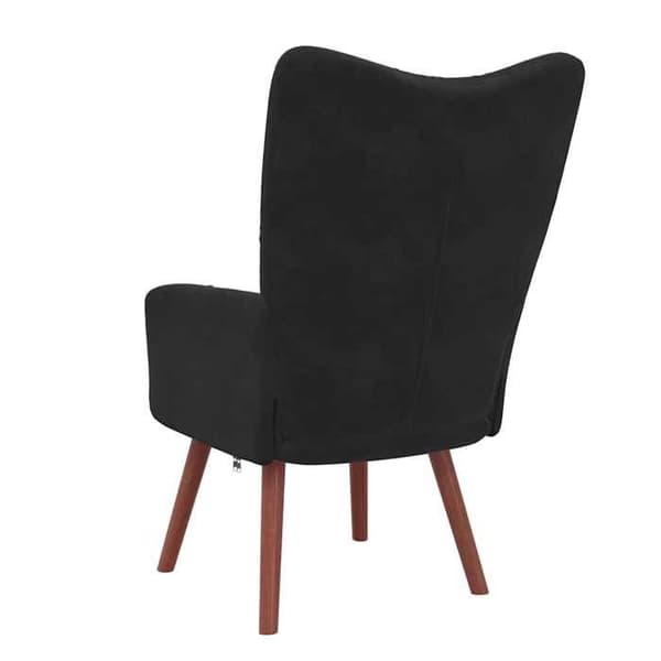 Maison Exclusive - Musta samettinen rentoutumistuoli