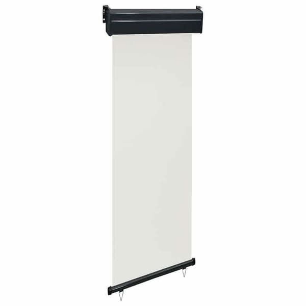 Maison Exclusive - Sideskærm til balkon 65x250 cm Creme