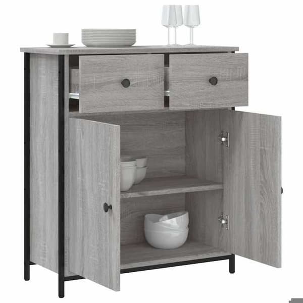 Maison Exclusive - Buffet sonoma grå 70x30x80 cm ingeniørtræ