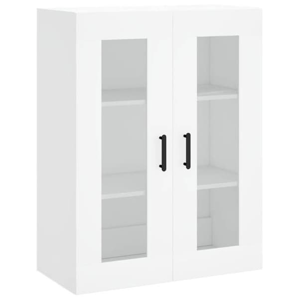 Maison Exclusive - Buffé hög Vit 69,5x34x180 cm Ingenjörsträ