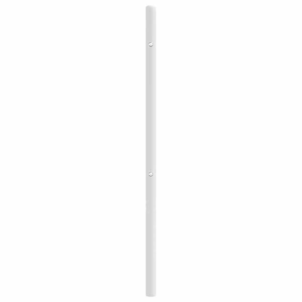Maison Exclusive - Ersättningssänggavel i vit metall 135 cm
