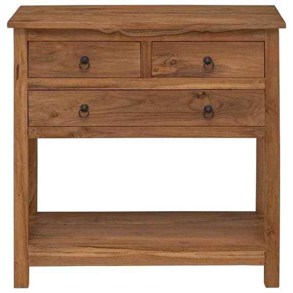 Maison Exclusive - Luonnollinen buffet 79 x 35 x 80 cm massiivipuusta