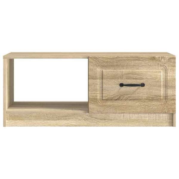 Maison Exclusive - Sofabord Egetræ Sonoma 90 x 50 x 37 cm Ingeniørtræ