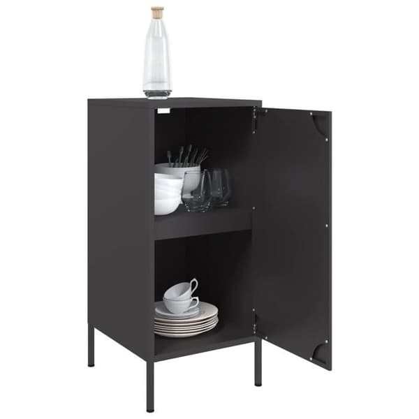 Maison Exclusive - Buffet 2 stk sort 36x39x79 cm stål
