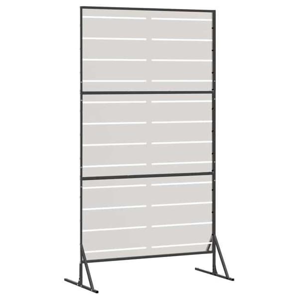 Maison Exclusive - Privatlivsskærm 100 x 50 x 180 cm Rustfrit stål