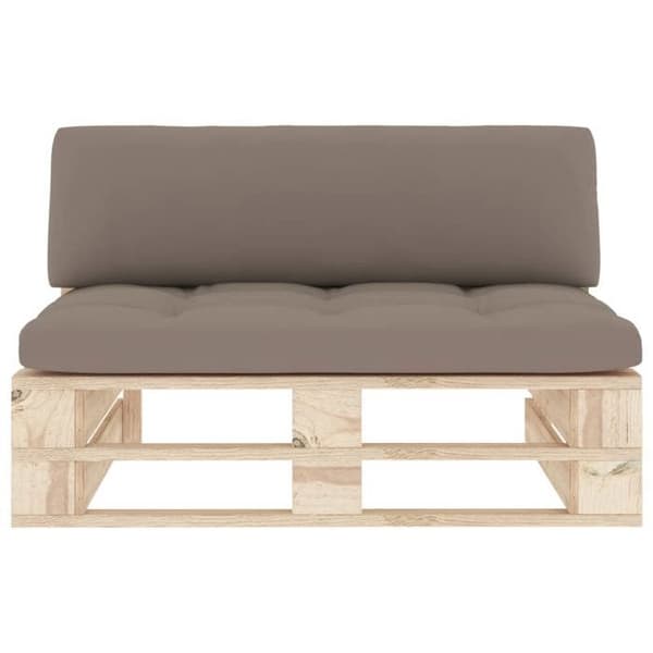 Maison Exclusive - Central soffa trädgårdspalett impregnerad furu