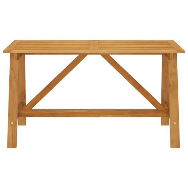 Havemøbel - Eksklusivt Hus - Massivt akacietræ - 140x70x73,5 cm - Rektangulær