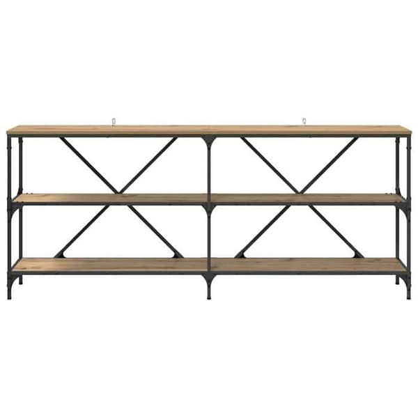 Bordskonsol - MAISON EXCLUSIVE - 180 x 30 x 75 cm - Ingenjörsträ - Rektangulär - Nutida