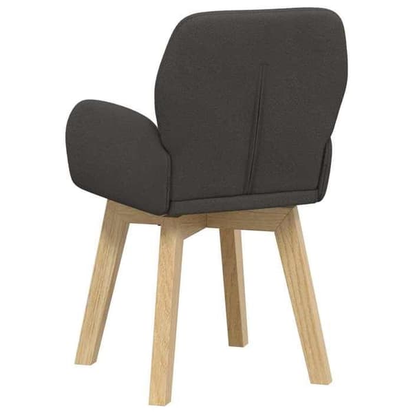 Maison Exclusive - Matstolar 6 st Bouclé Mörkgrå Mörkgrå