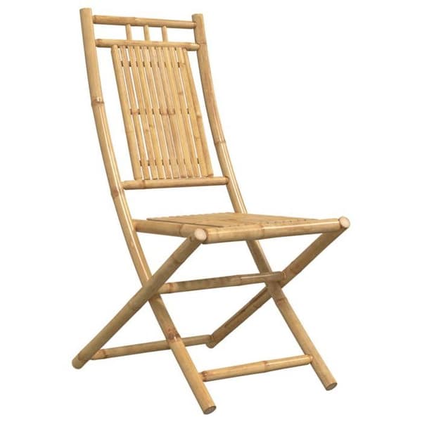Maison Exclusive - Fällbara stolar (set om 2) 46 x 66 x 99 cm i bambu