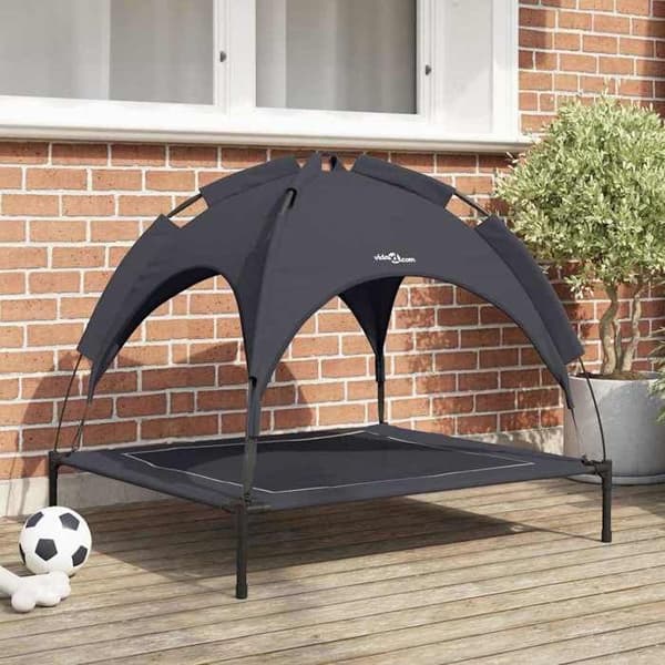 Maison Exclusive - Koiran sänky 90 x 81 x 80,5 cm Musta teräs