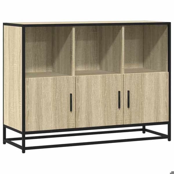 Maison Exclusive - Buffé ek sonoma 100x35x76 cm ingenjörsträ