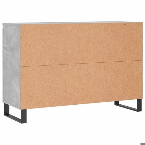 Maison Exclusive - Buffé grå betong 101,5x35x70 cm ingenjörsträ