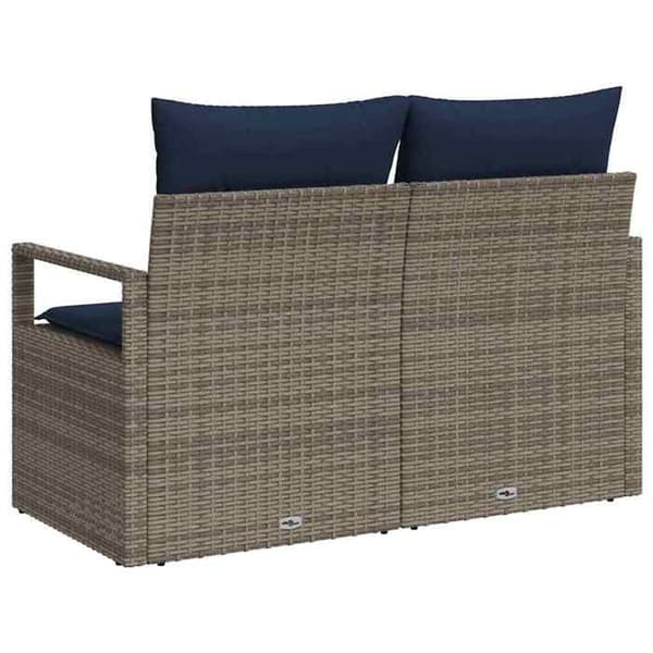 Havemøbel - EKSKLUSIV HUS - 120 x 62 x 69 cm - Poly rattan - Modulær - Stålstruktur