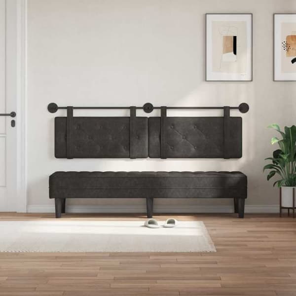 Maison Exclusive - Hängande sänggavel i antik PU