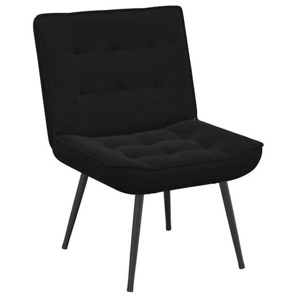 Maison Exclusive - Musta rentoutumistuoli 64x74x84 cm sametti