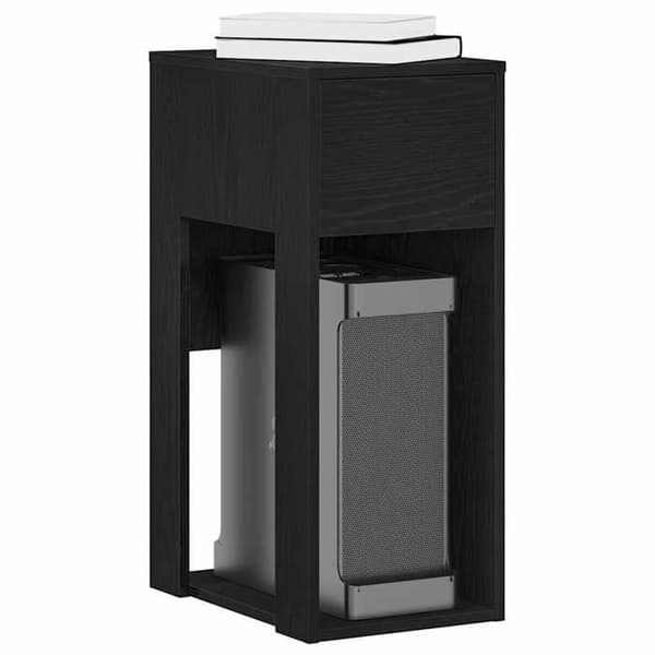 Maison Exclusive - Computerstand med skuffe sort 30x44x74 cm
