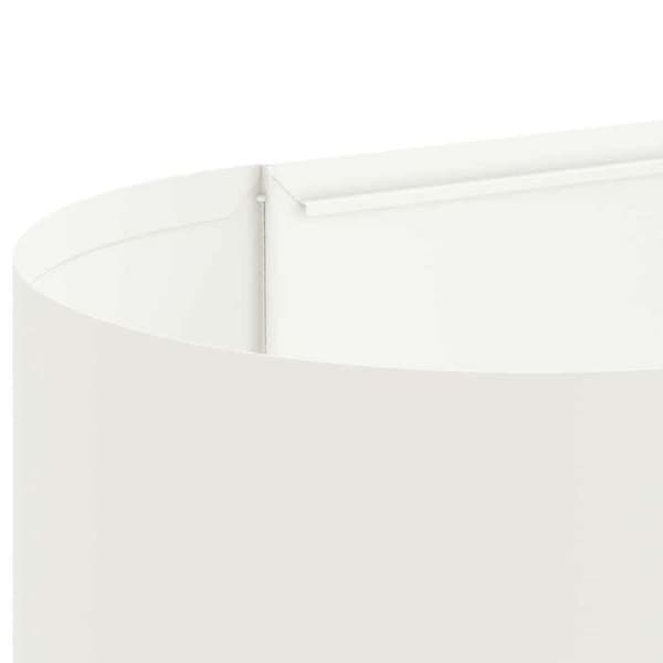Höjdträdgård - EXKLUSIV HUS - 200 x 40 x 40 cm - Förstärkt stål - Bottenlös design - Vit Vit