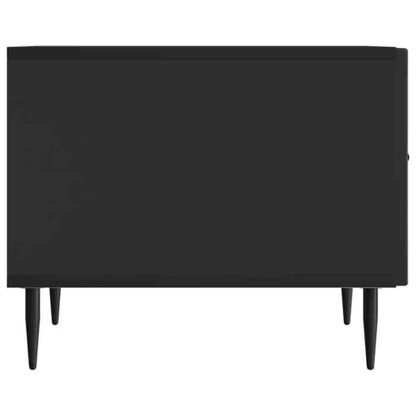Maison Exclusive - Sofabord med skuffe Sort 49 x 50 x 40 cm Ingeniørtræ