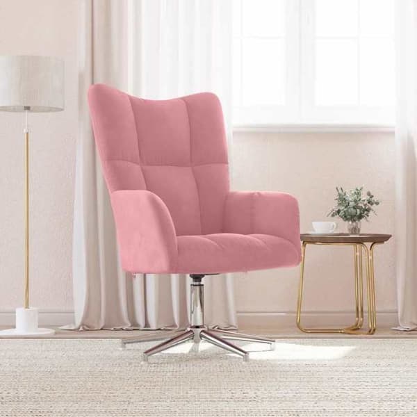 Maison Exclusive - Relax stol i rosa velour
