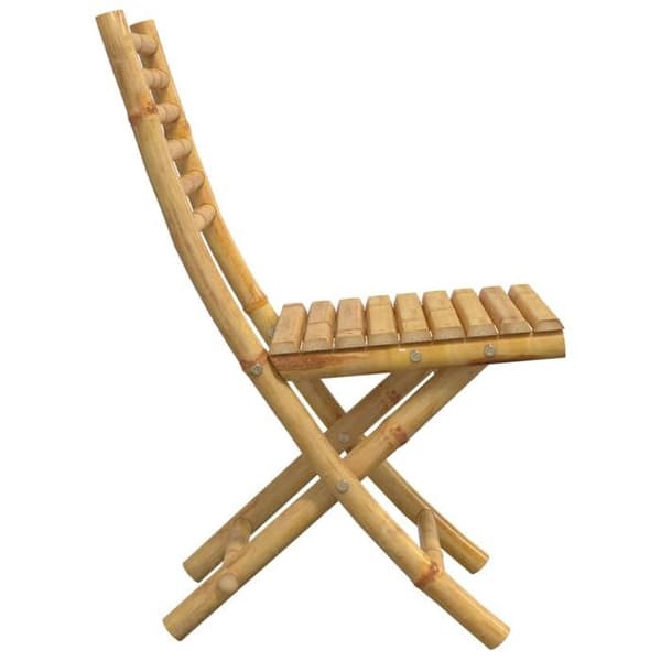 Maison Exclusive - 4 kpl taitettavia tuoleja 43x54x88 cm bambusta